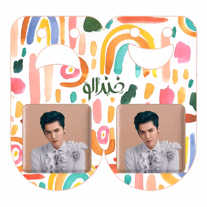 پیکسل خندالو مدل کریس وو گروه EXO کد 13421 به همراه مگنت