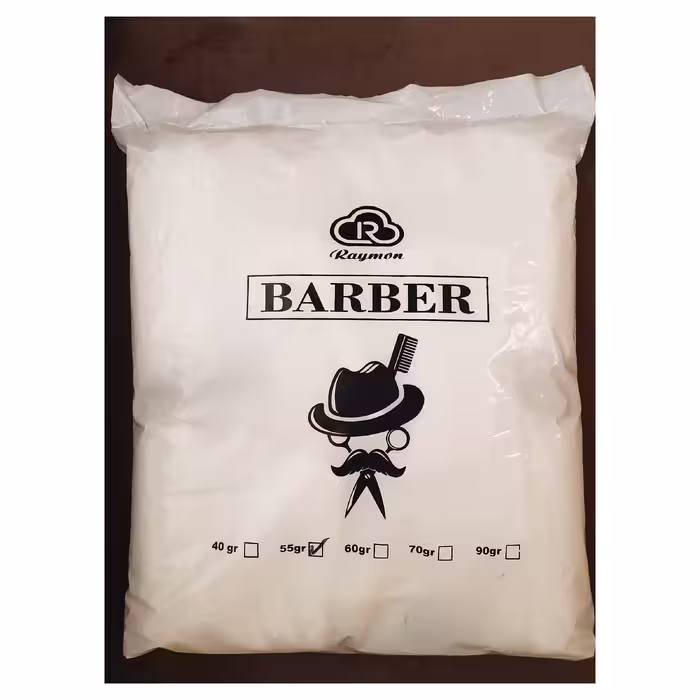 حوله یکبار مصرف رایمن مدل barber سایز 75x40 سانتی متر بسته 100 عددی