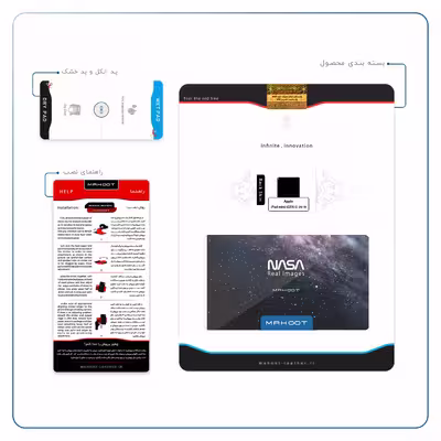 برچسب پوششی ماهوت مدل Universe-by-NASA-3 مناسب برای تبلت اپل iPad mini (GEN 5) 2019 A2125