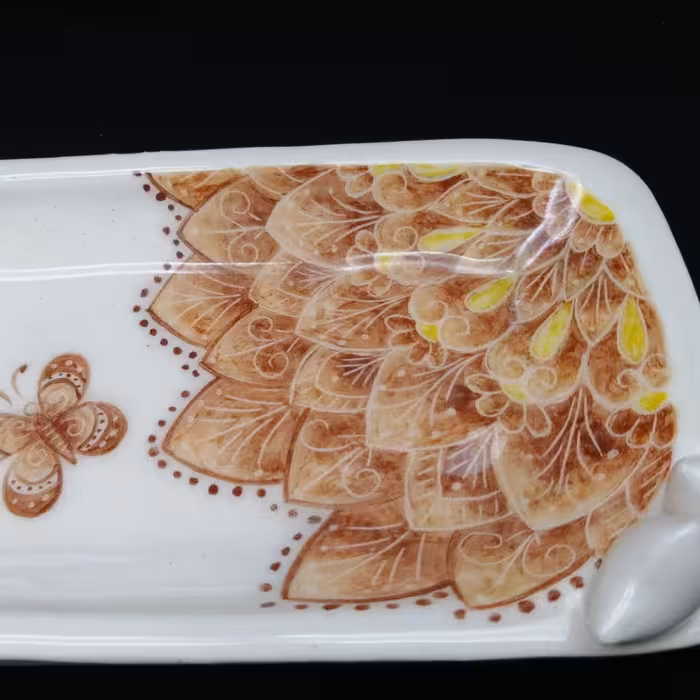 شیرینی خوری سرامیکی هیوا طرح رولت پاییز کد 10983513