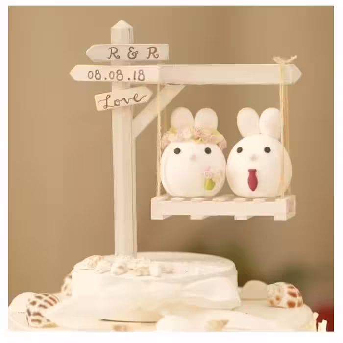 قالب فوندانت مدل خرگوش فانتزی سه بعدی