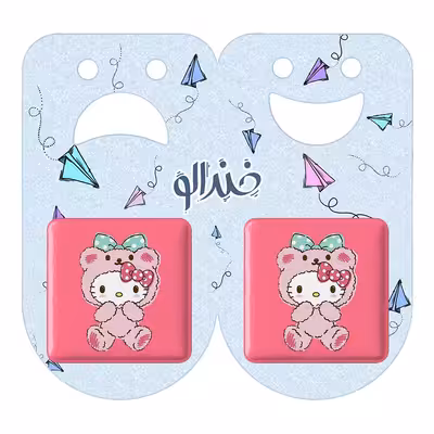 پیکسل خندالو مدل هلو کیتی کد 2468 به همراه مگنت