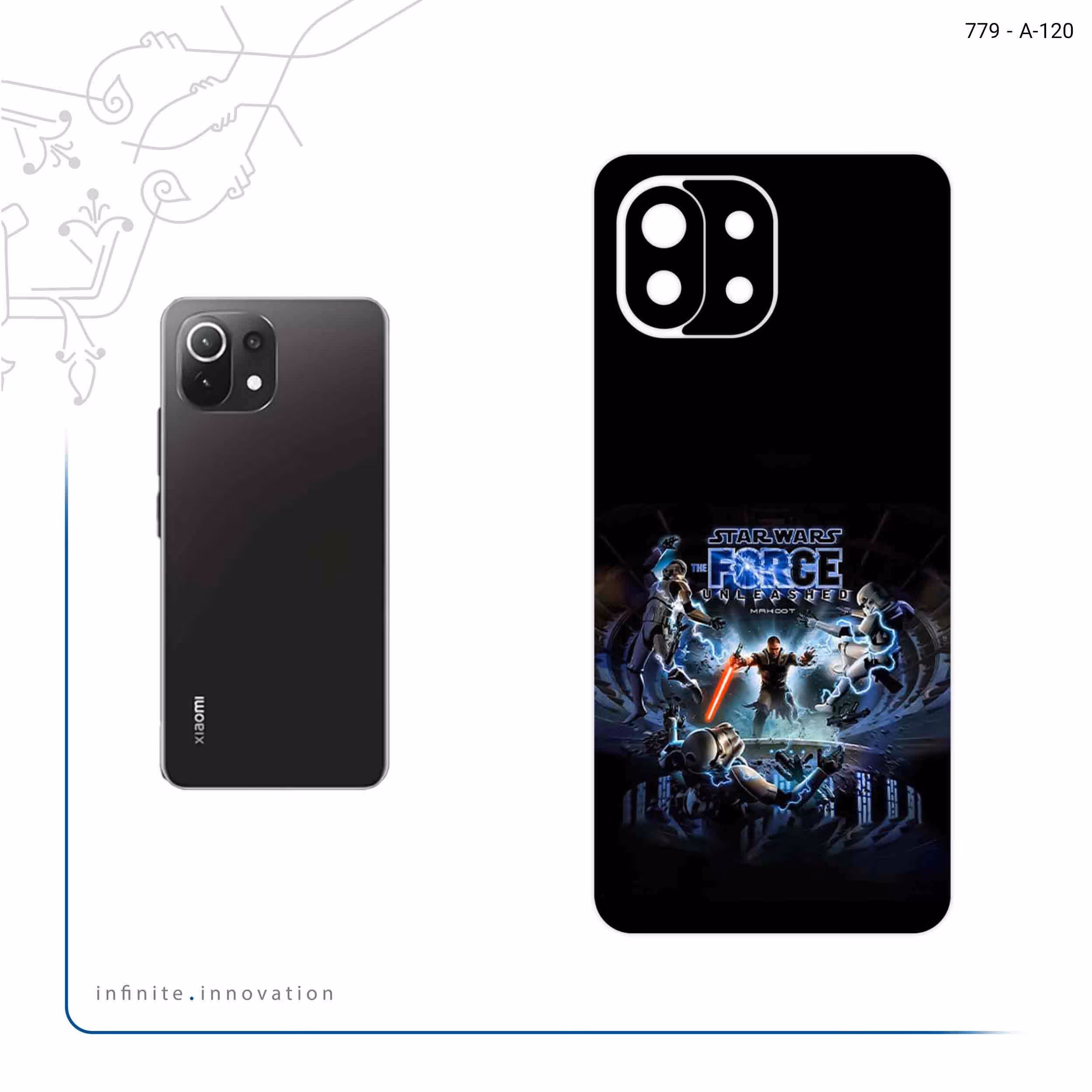 برچسب پوششی ماهوت مدل Star Wars Game Series مناسب برای گوشی موبایل شیائومی 11 Lite 5G NE