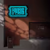 چراغ دیواری نئون دیزاین طرح Pubg-Logo-BL_TBL