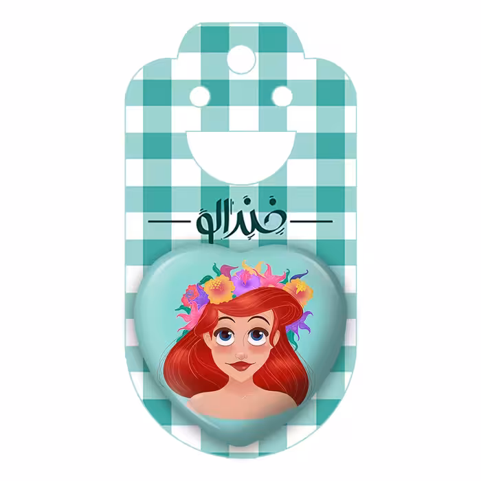 پیکسل خندالو طرح پری دریایی مدل قلبی کد 1430