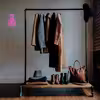 چراغ دیواری نئون دیزاین طرح Women-Clothes_PN