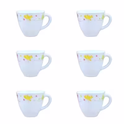فنجان پارس اپال مدل BIRD کد 440 بسته 6 عددی
