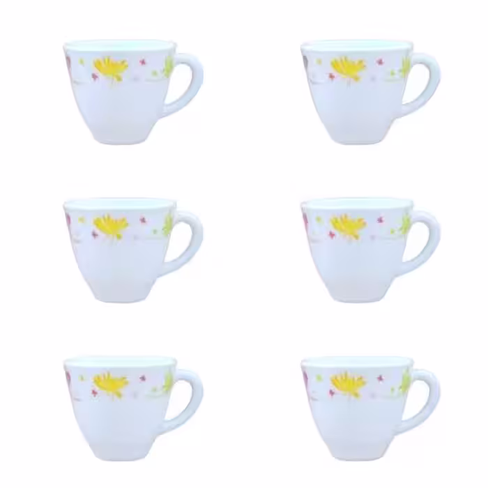 فنجان پارس اپال مدل BIRD کد 440 بسته 6 عددی