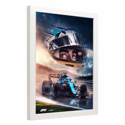 تابلو مدل فرمول یک فرناندو آلونسو Alonso کد LA-F1G1006