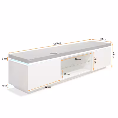 میز تلویزیون هیراد مدل TV113-MDF