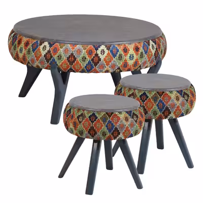 میز پذیرایی مدل AK-47 مجموعه 3 عددی