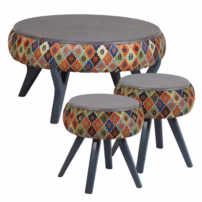 میز پذیرایی مدل AK-47 مجموعه 3 عددی