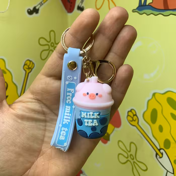 جاکلیدی مدل سیلیکونی طرح بچه خوک اسموتی