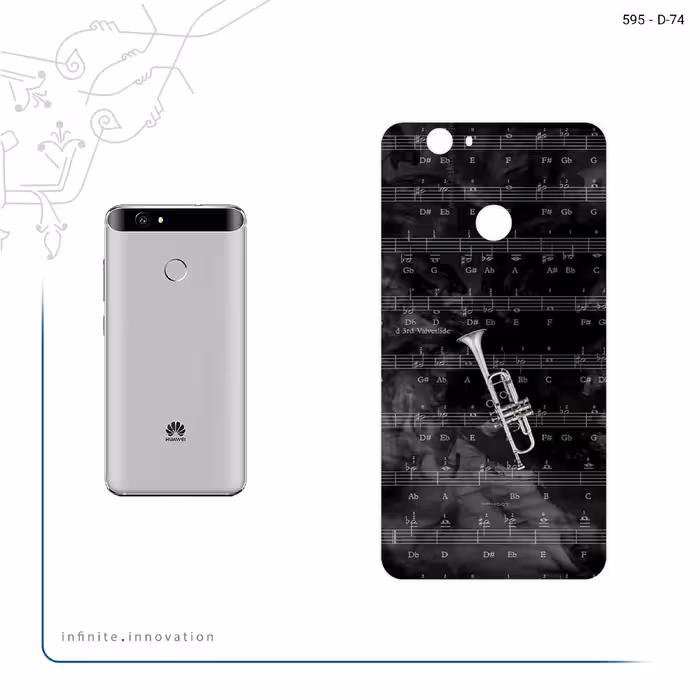 برچسب پوششی ماهوت مدل Trumpet مناسب برای گوشی موبایل هوآوی Nova