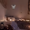 چراغ دیواری نئون دیزاین مدل Spider-BL_WHT