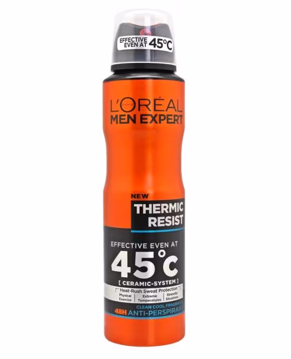 اسپری ضد تعریق مردانه لورال حجم 250 میل ساخت فرانسه سری men expert مدل thermic resist