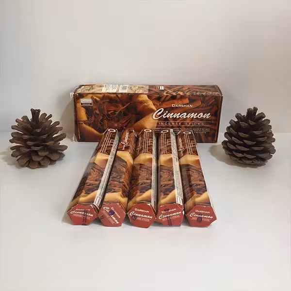 عود شاخه ای دارچین دارشان Darshan Cinnamon Incense Sticks