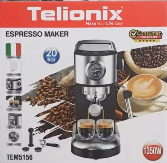 اسپرسو ساز تلیونیکس مدل TEM5156