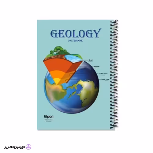 دفتر 100 برگ سیمی جلد سخت الیپون کد 03