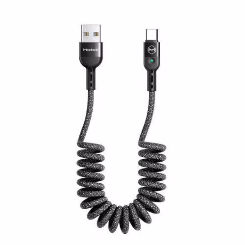 کابل شارژ USB به تایپ سی فنری 1.8 متر مک دودو مدل Mcdodo 6420