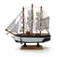 ماکت کشتی چوبی دکوری 20سانتیمتری