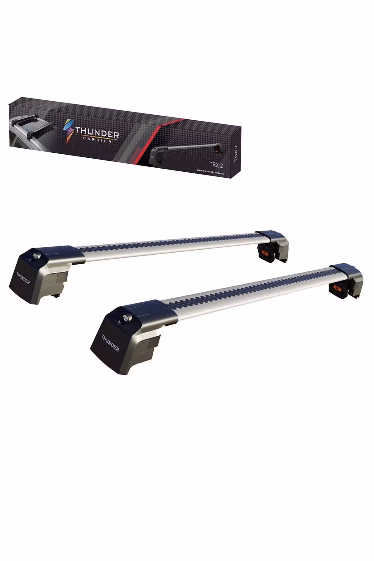 جعبه بار سقفی خاکستری TOYOTA RAV4 2023 2024 LOCKED INTERMEDIATE SEA CARRIER BAR Thunder