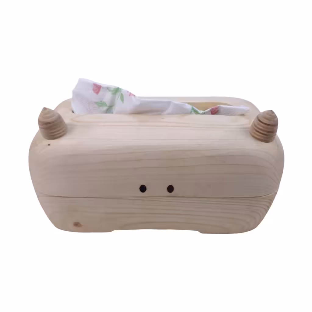 جا دستمال کاغذی چوبی طرح دیو کد WD5860