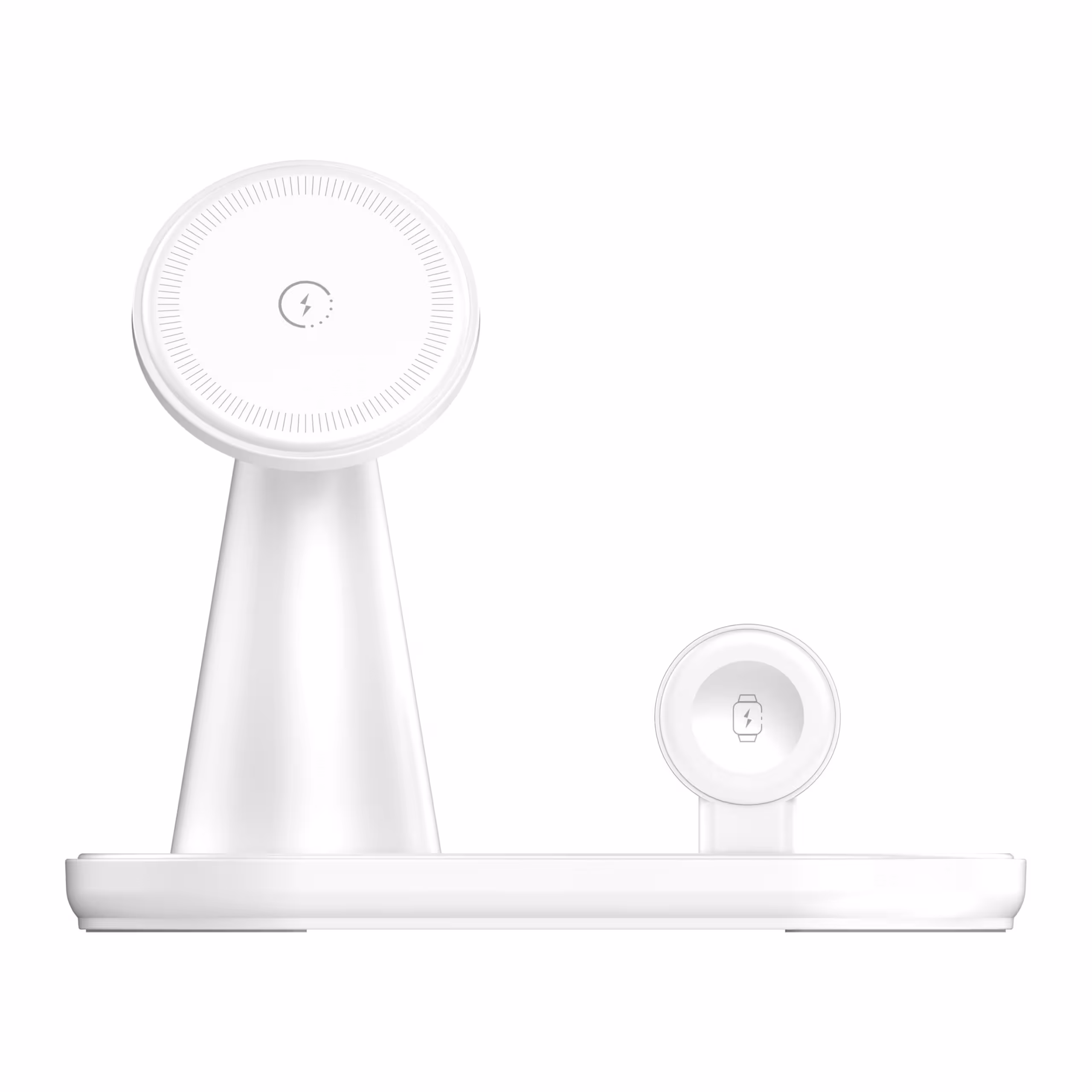 شارژر وایرلس رومیزی الدینیو LDNIO WL 01 سه کاره (گوشی، ساعت، ایرپاد) با توان 25.5 وات و چراغ LED