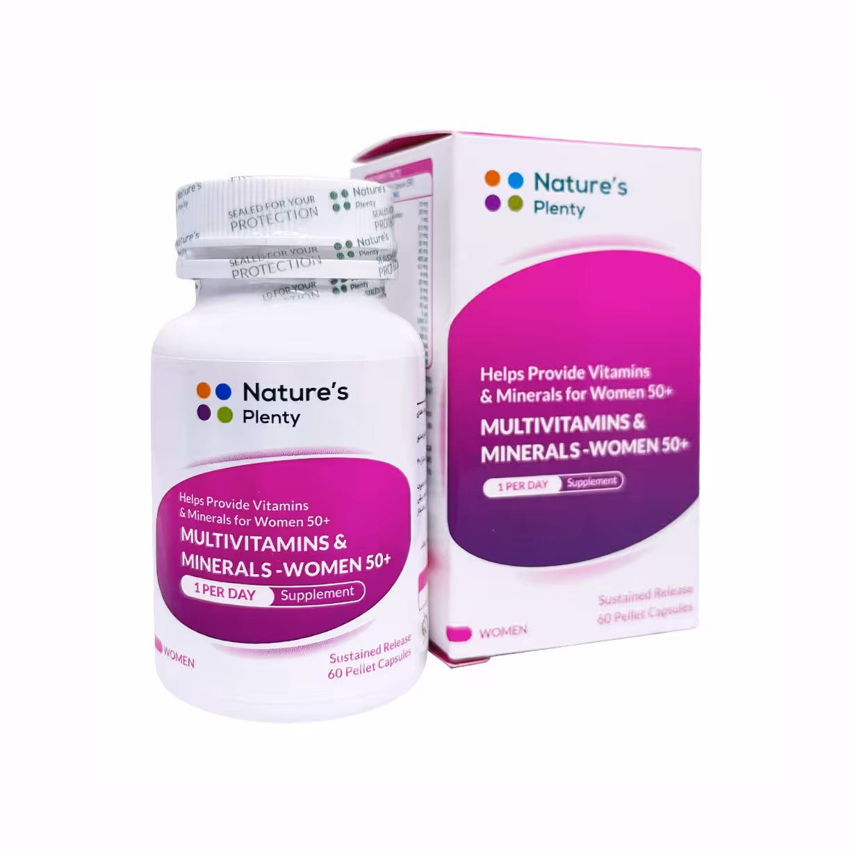 کپسول سلنیوم و ویتامینز آهسته رهش نیچرز پلنتی