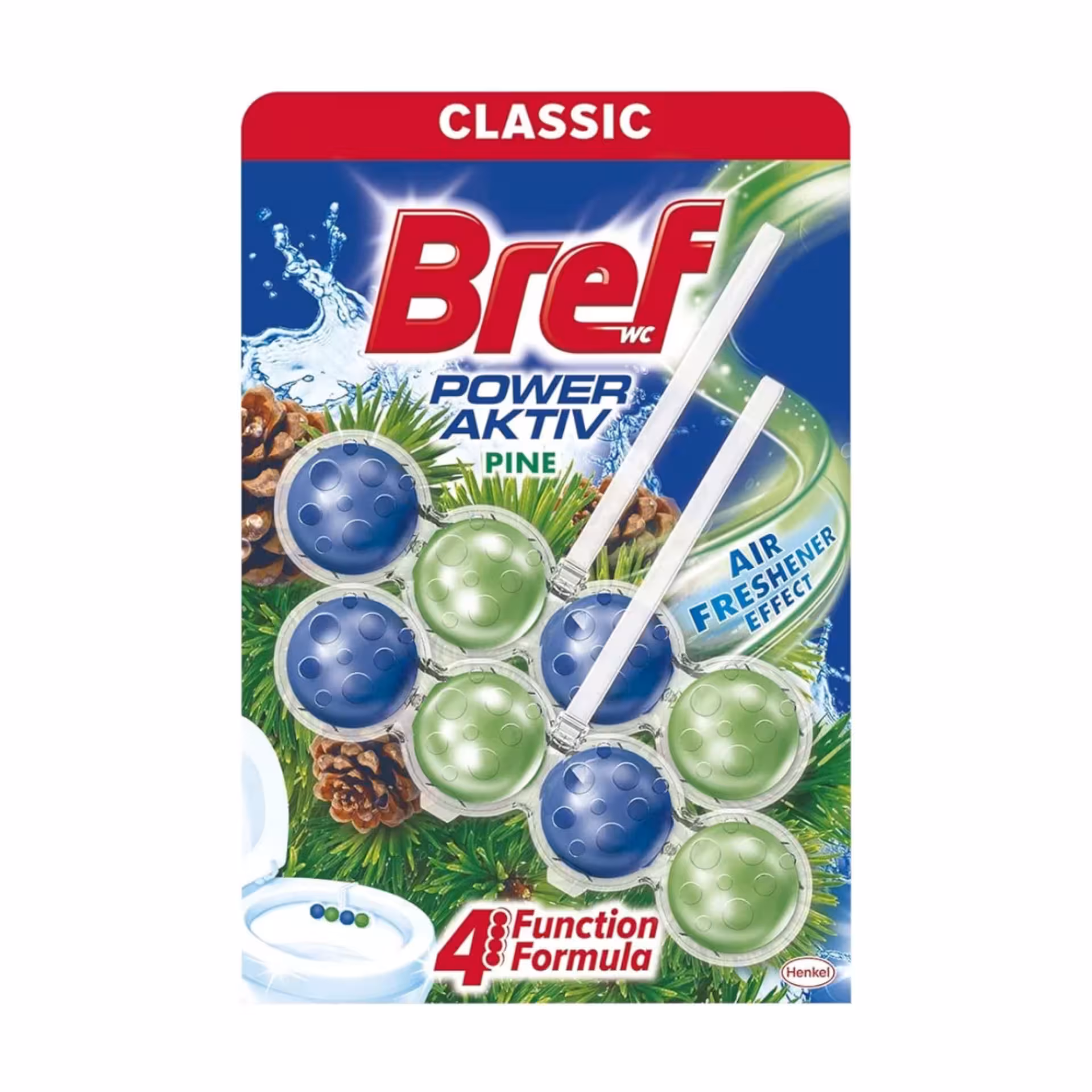 خوشبوکننده توالت فرنگی برف توپی با رایحه درخت چای بسته 8 عددی