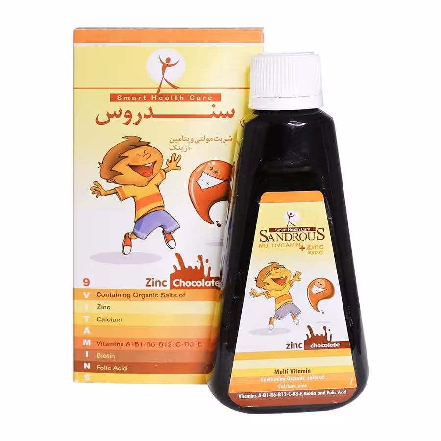 شربت زینک سندروس با طعم شکلات
