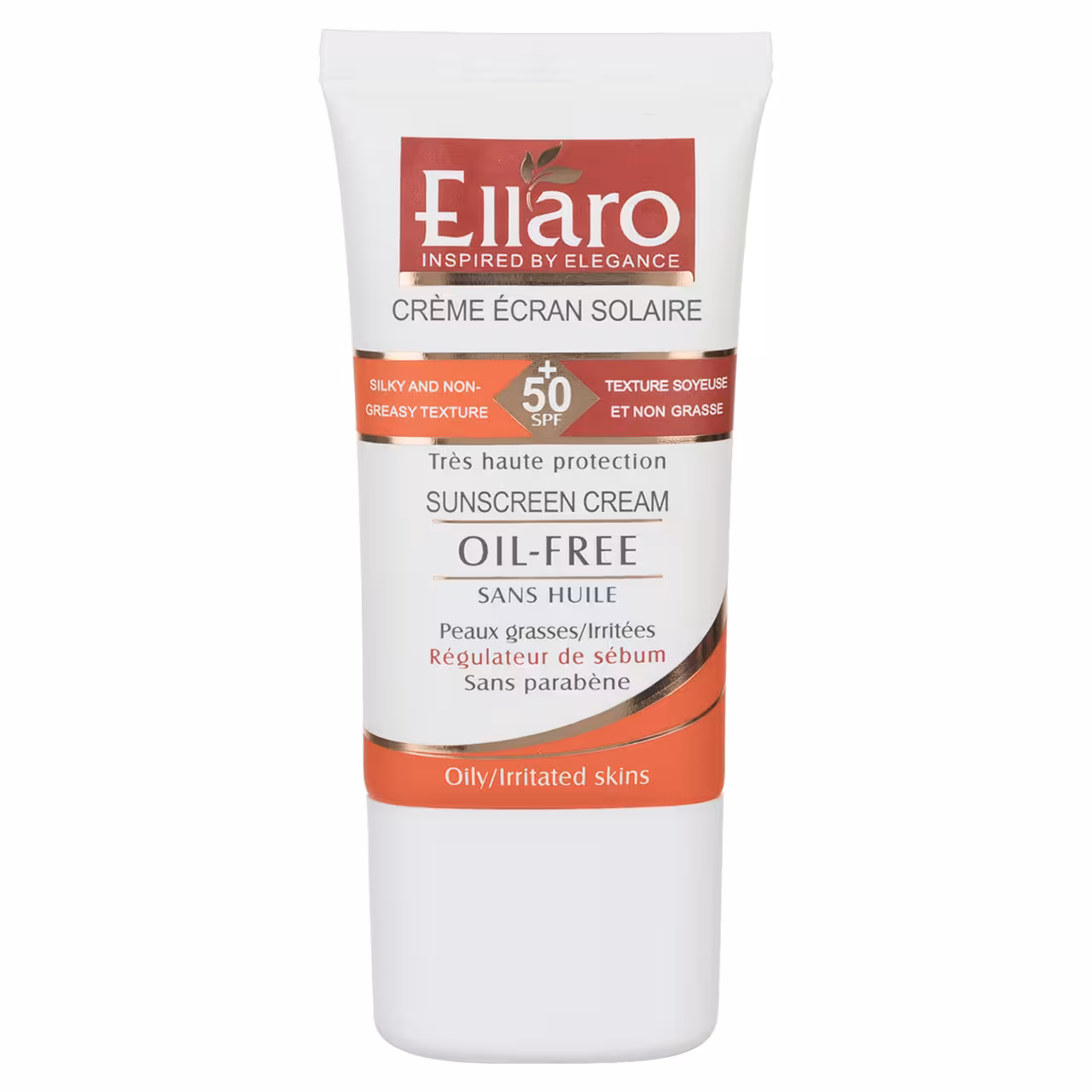 کرم ضد آفتاب SPF50 الارو بی رنگ مدل Oil Free حجم 40 میلی لیتر