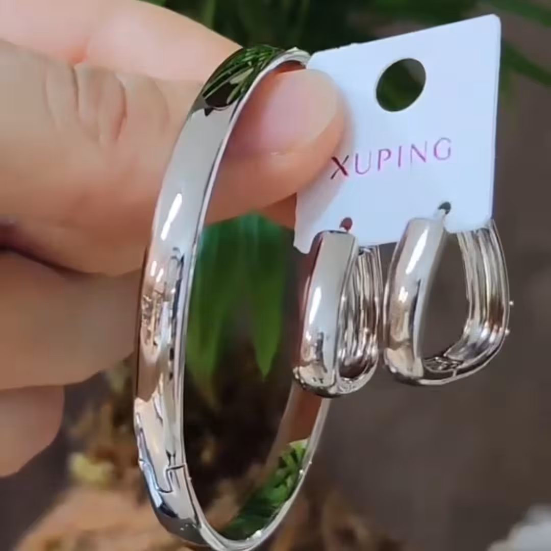 دستبند و گوشواره سیلور 