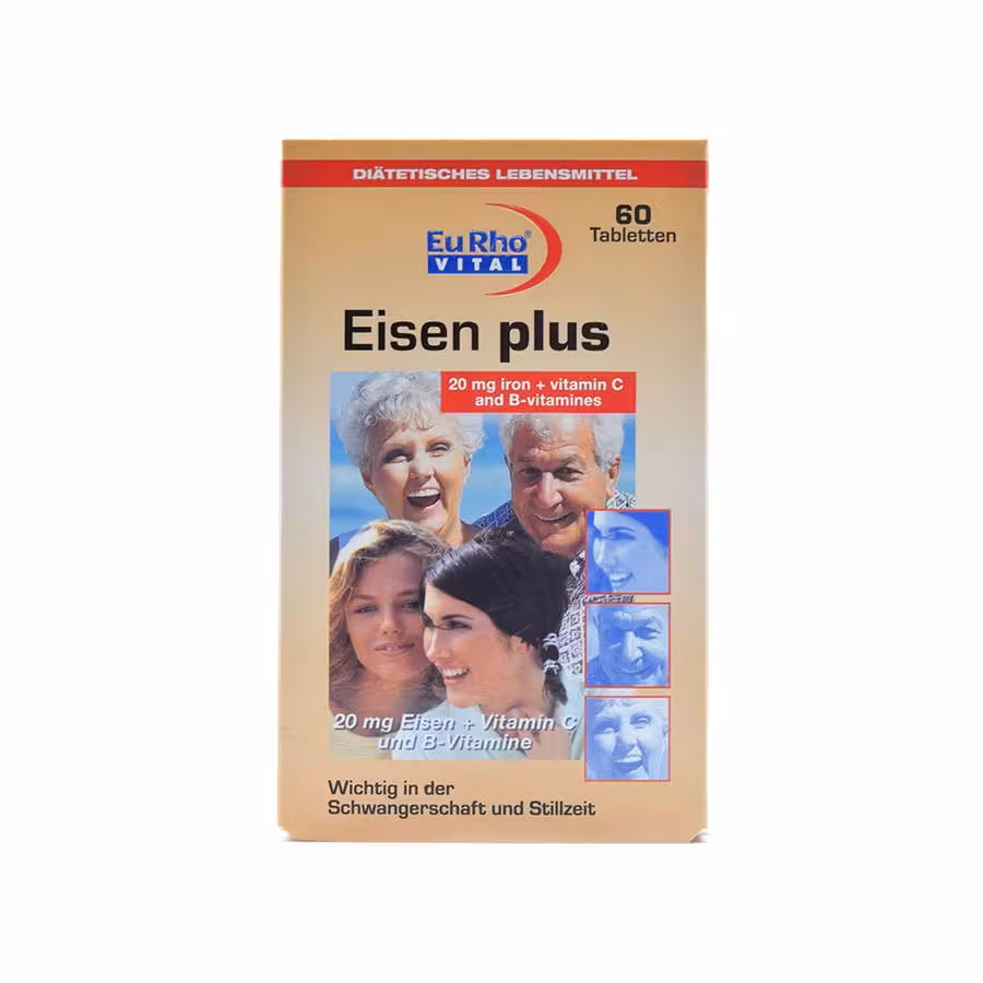 قرص آیزن پلاس یوروویتال 60 عدد