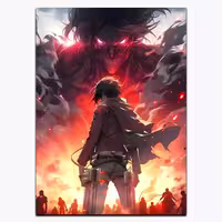 متال پوستر انیمه Attack on Titan