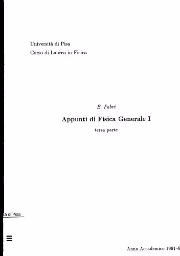 خرید و دانلود نسخه کامل کتاب Appunti di Fisica Generale I