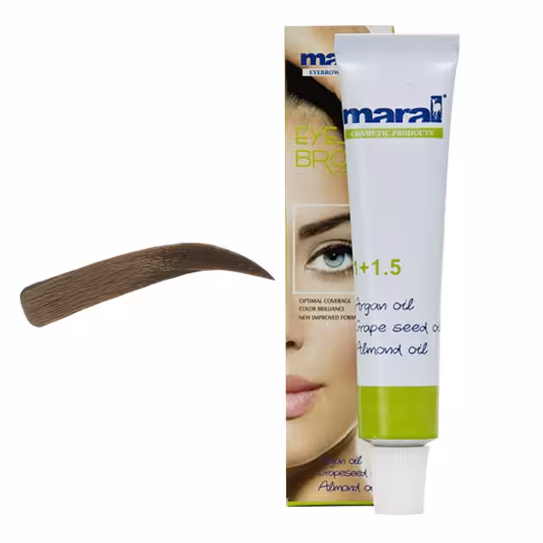 رنگ ابرو قهوه ای برزیلی شماره 5 مارال