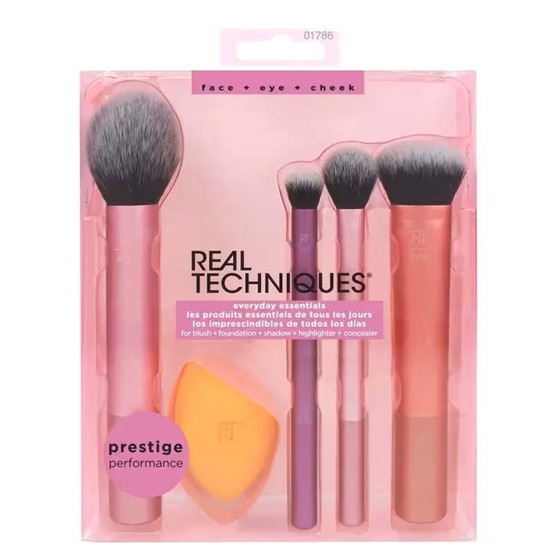 ست میکاپ براش و بلندر ریل تکنیک مدل Everyday Essentials