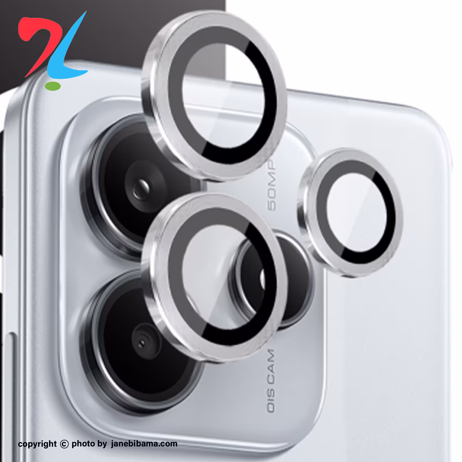 رینگ محافظ لنز دوربین گوشی شیائومی REDMI NOTE 14 4G - سیلور