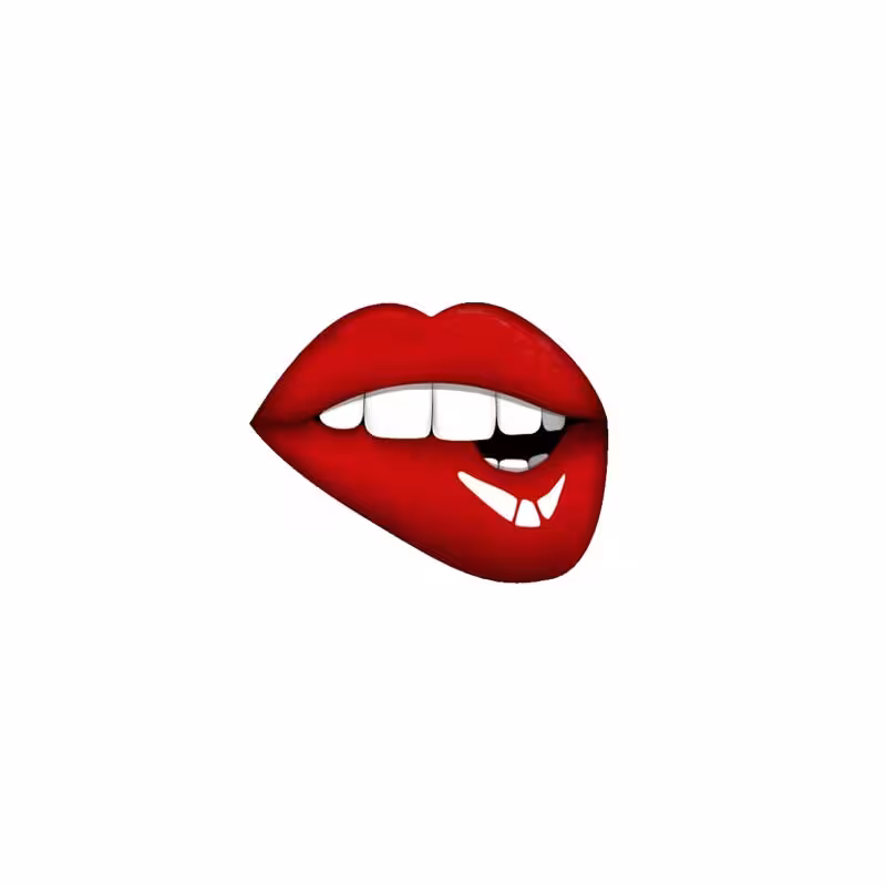 برچسب خودرو طرح لب کد 1967