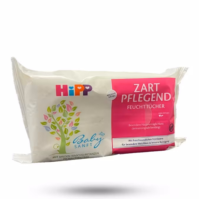 دستمال مرطوب کودک هیپ HIPP ضد حساسیت 52 عددی