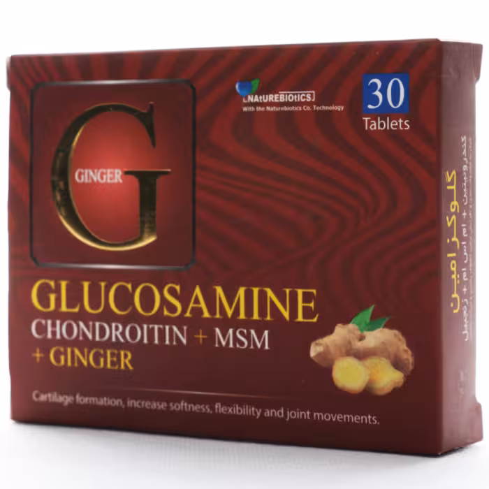 قرص گلوکزامین کندروئیتین نیچر بایوتیکس 30 عددی - دارونت