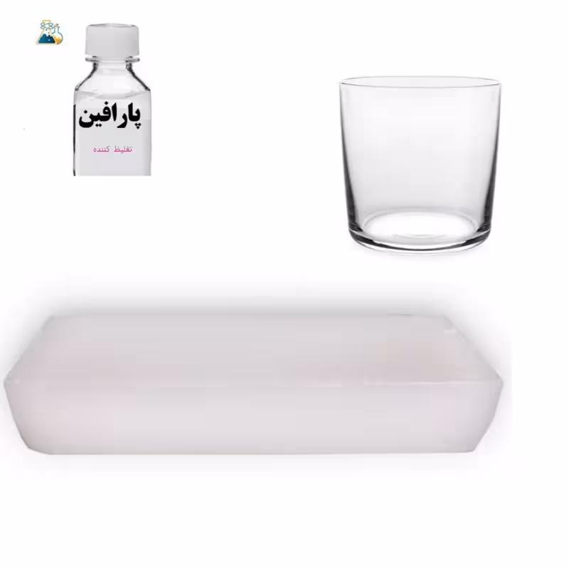 پارافین گلس شمع مخصوص شیشه و شات وزن خالص یک کیلو گرم | amazonchi