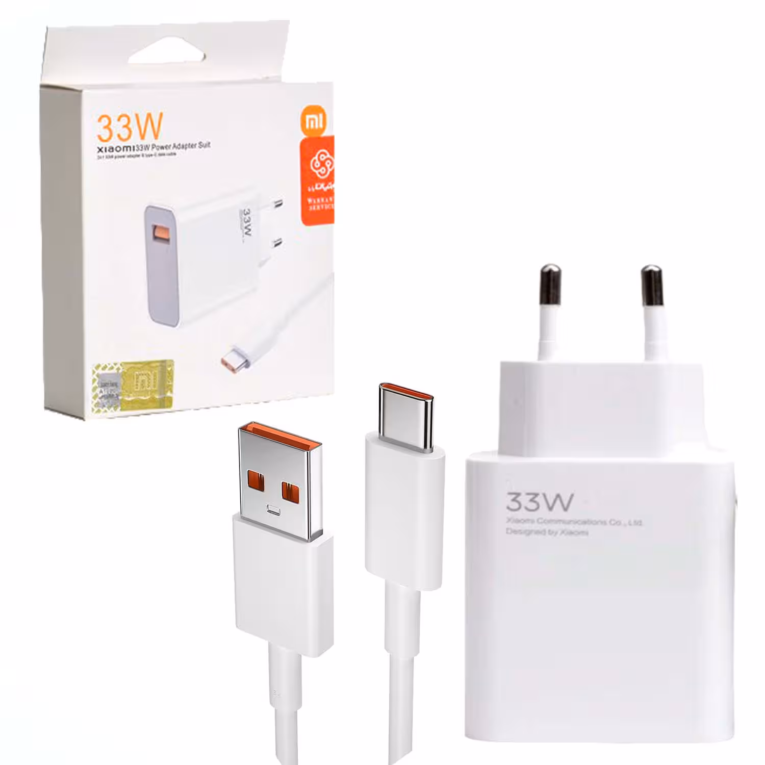 شارژر گوشی 33 وات شیائومی اصلی مدل MDY 11 EZ با کابل (گارانتی پارتیان پایا)