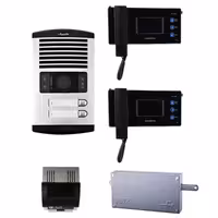 پکیج 2 واحدی کامل آیفون تصویری الکتروپیک 1096 - 1086 مشکی