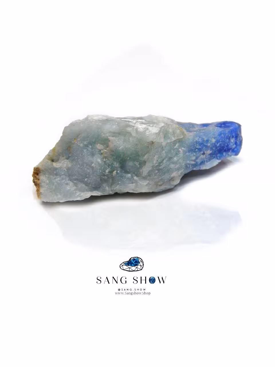 کوارتز آبی دو رنگ نمونه کمنظیر و استثنایی و انحصاری S685