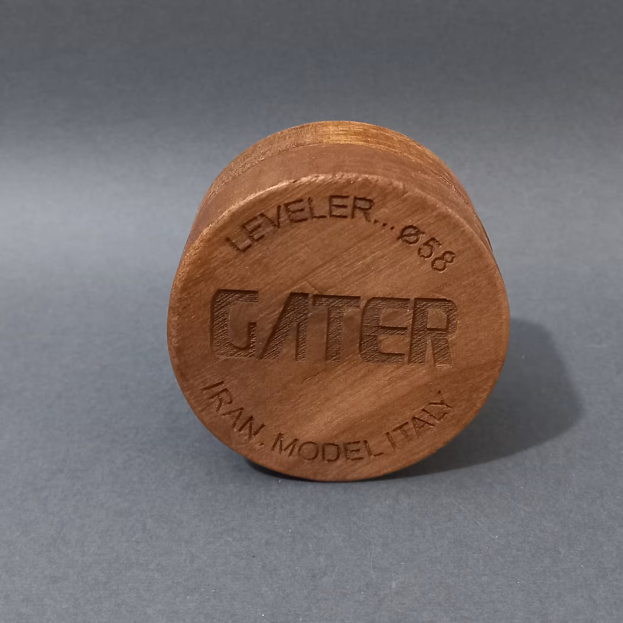 لولر چوبی گتر سایز58 قابل تنظیم سه پره دستگاه اسپرسوساز 