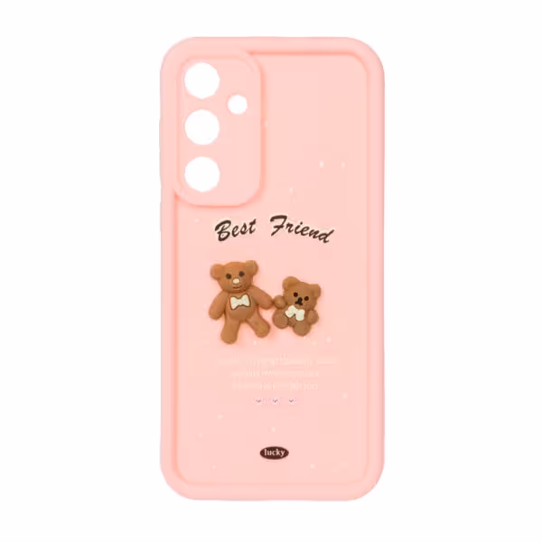 قاب Solid Case عروسکی Friends مدل Samsung Galaxy A55 -کد3822