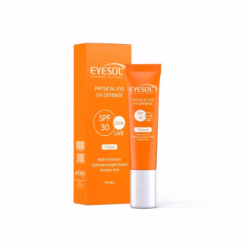 ضد آفتاب دور چشم رنگی SPF30 آیسول 15 میل