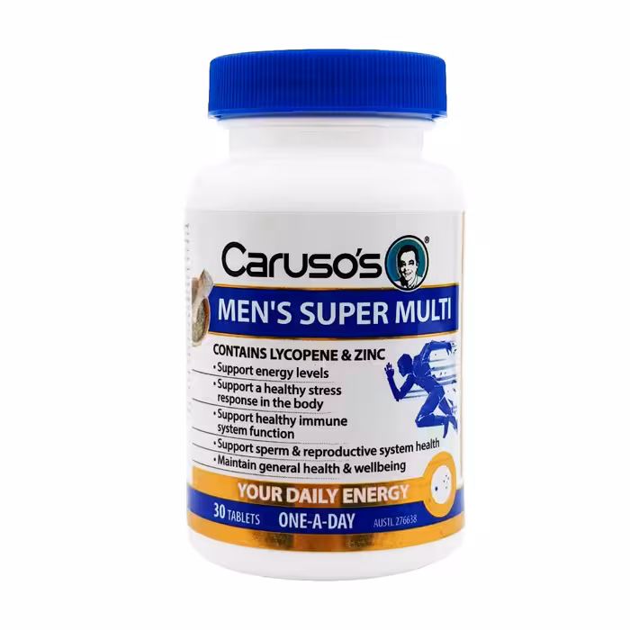 قرص مولتی ویتامین آقایان منز سوپر مولتی کاروسوس نچرال هلث - 30 عدد